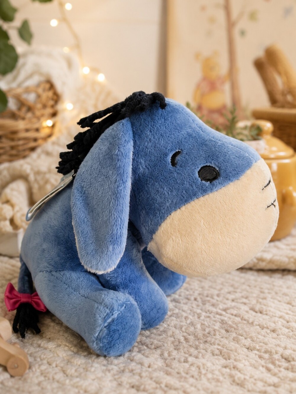 Disney Parks Eeyore Plush 8" Winnie the Pooh Donkey Blue NWT Authentic
